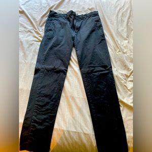 Club Monaco black pants 33/32 modern slim fit, chinos